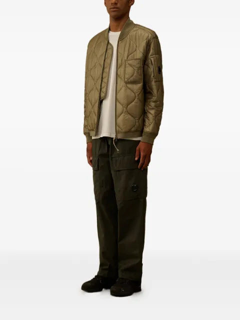 C.P. Company quilted bomber jacket