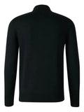 Canali polo-neck long-sleeve sweater