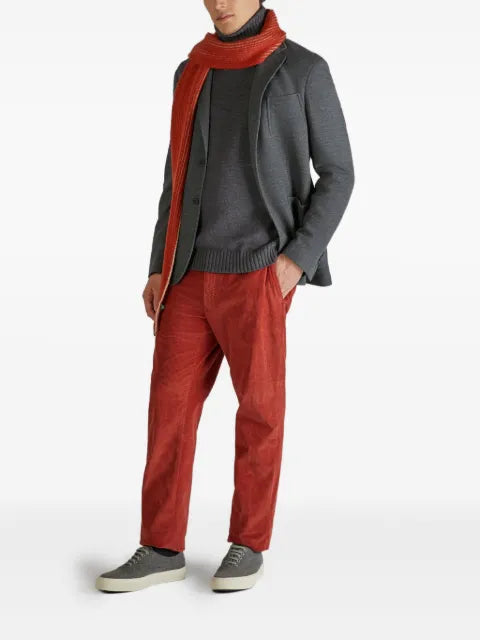 Montedoro hopsack two-button blazer